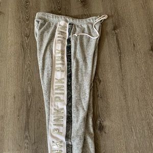 Victoria secret pink bling sweatpants size M